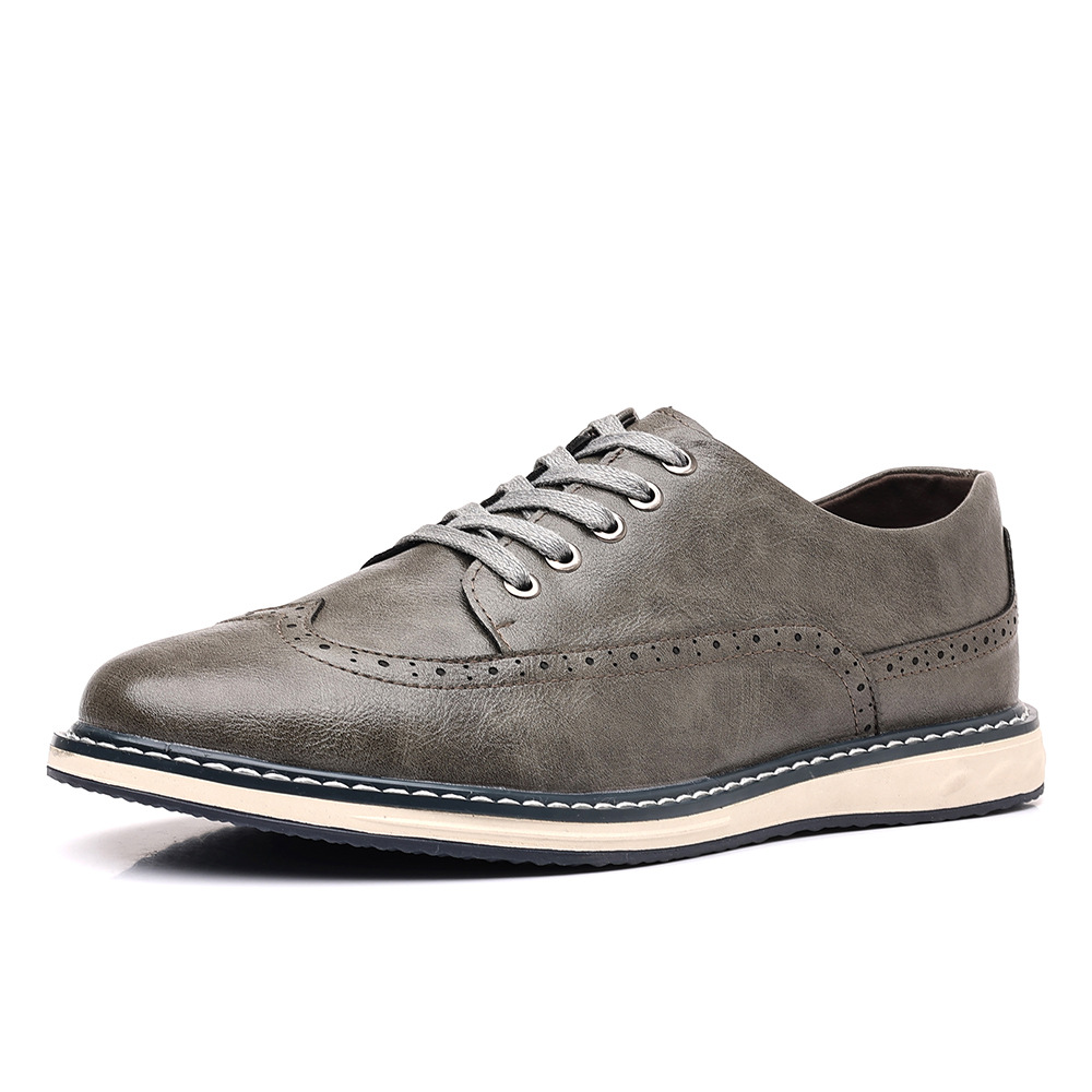Lucas Leather Brogue Sneakers