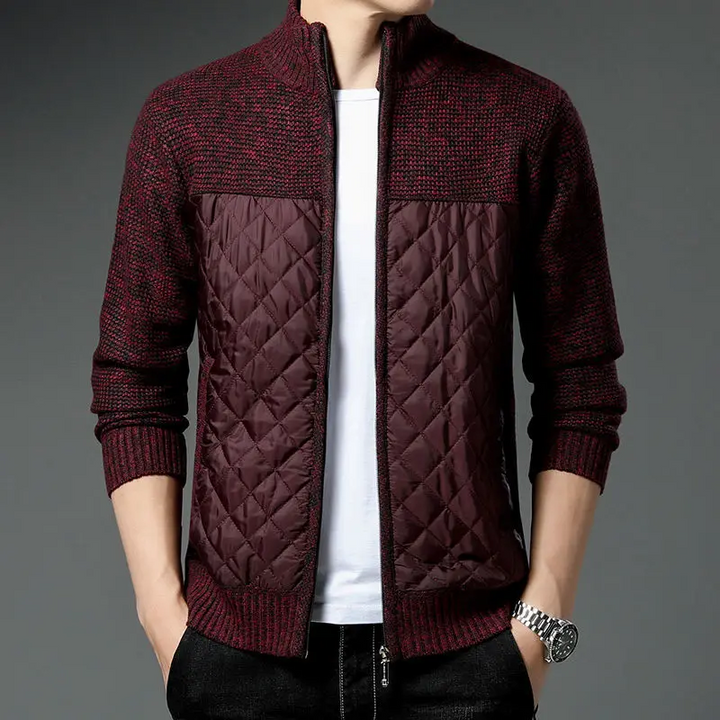 Maddox Quilted Knit Jacket