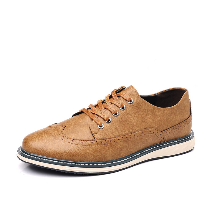 Lucas Leather Brogue Sneakers