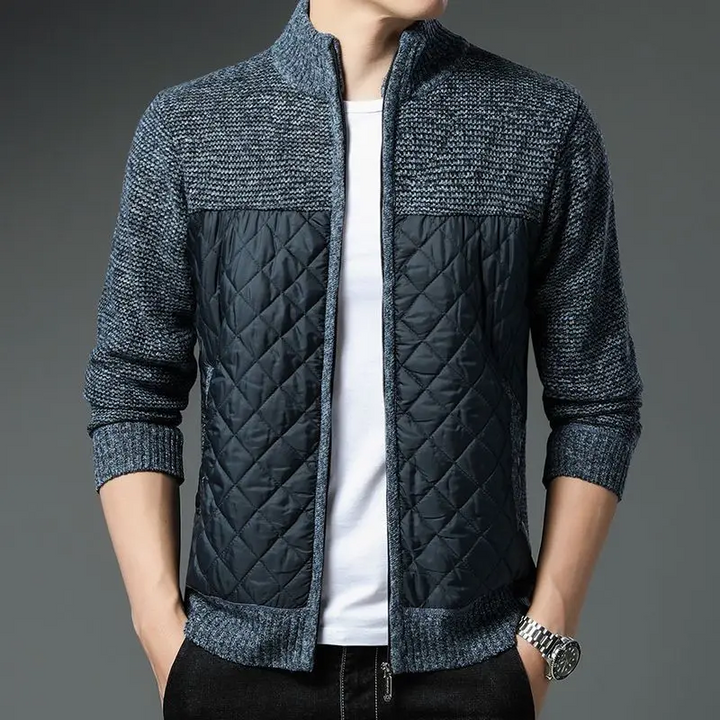 Maddox Quilted Knit Jacket
