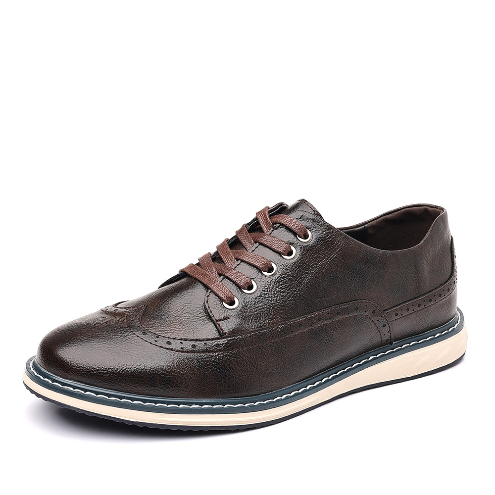 Lucas Leather Brogue Sneakers