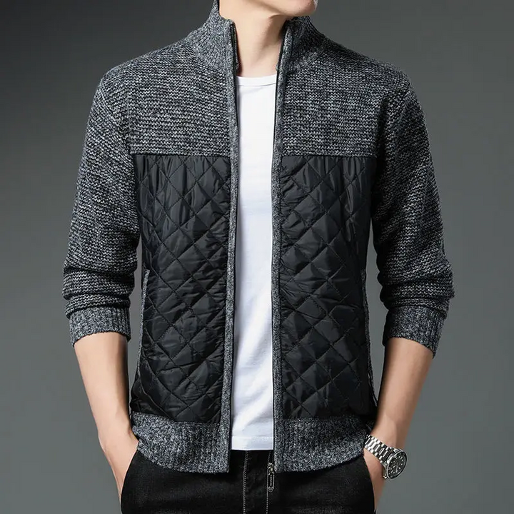 Maddox Quilted Knit Jacket