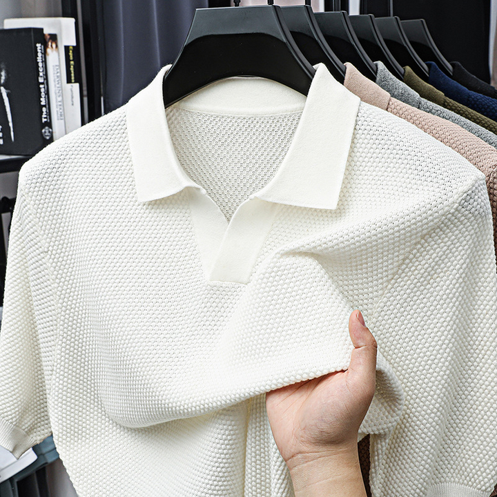 Lucas Knitted Polo Shirt
