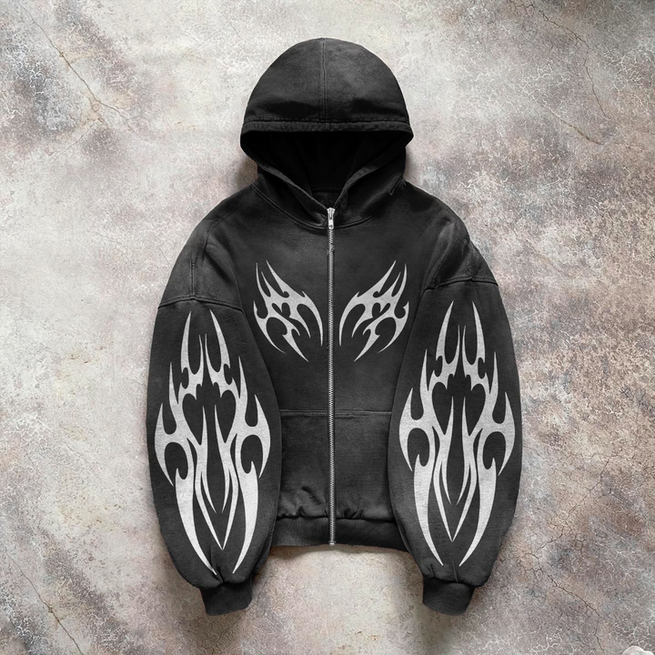 Grunge Tribal Hoodie