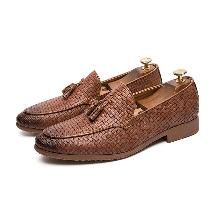 Lombardi Woven Tassel Loafers