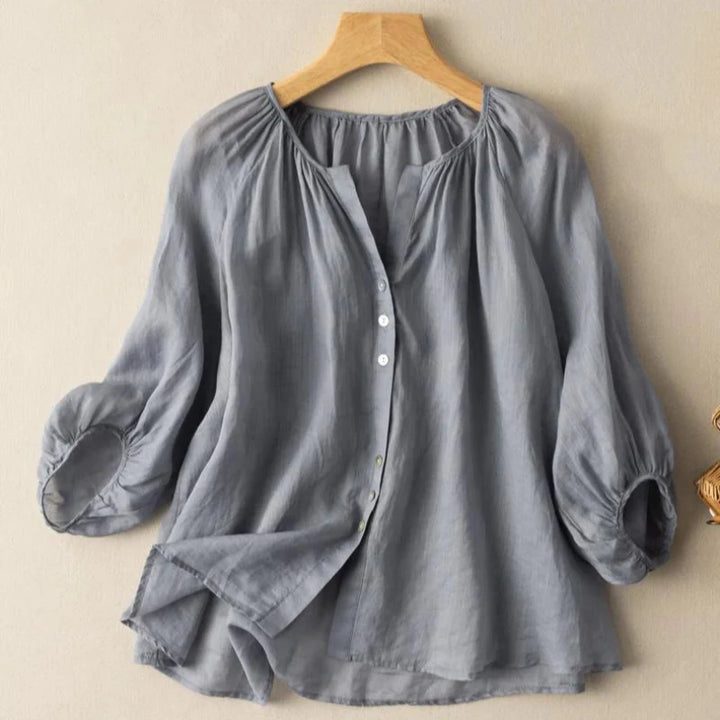 Camille Linen Blouse