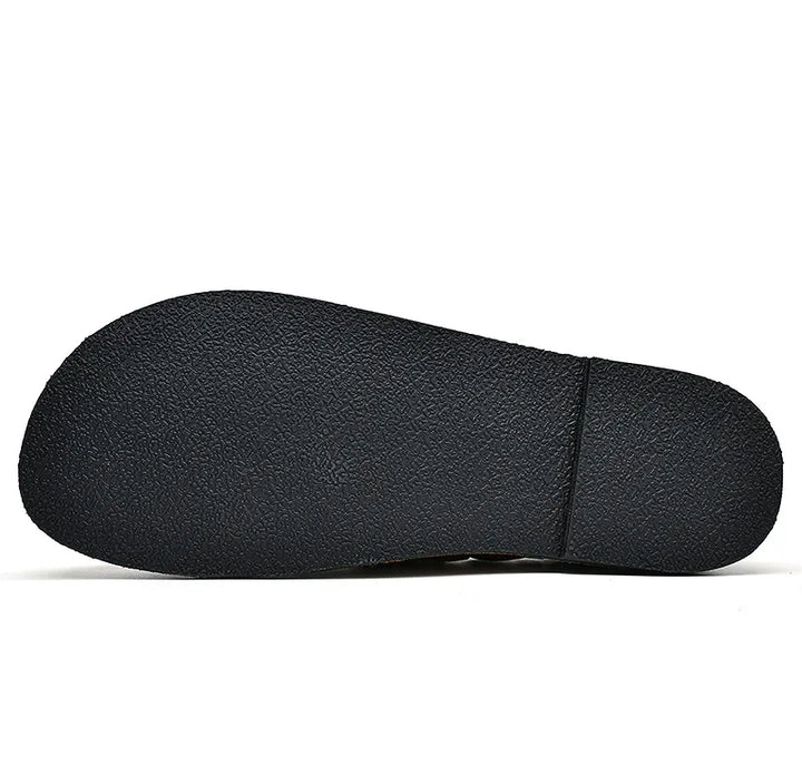 Ferrara Leather Buckle Loafers