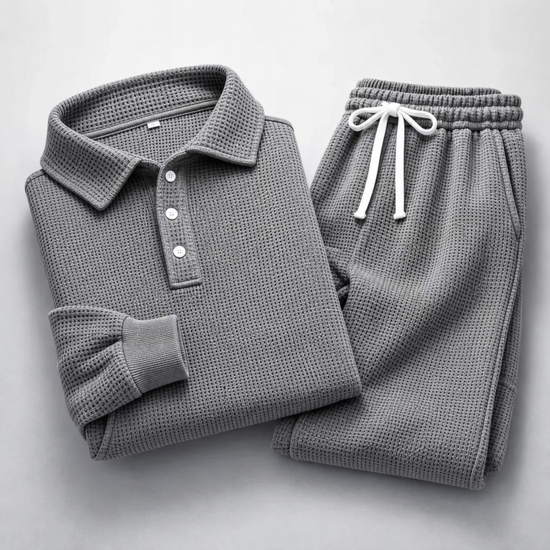 Porter Waffle-Knit Set