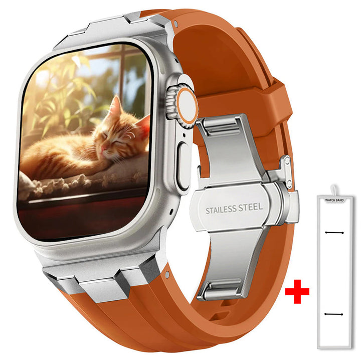 TitaniumEdge Silicone Apple Watch Band