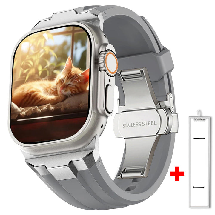 TitaniumEdge Silicone Apple Watch Band