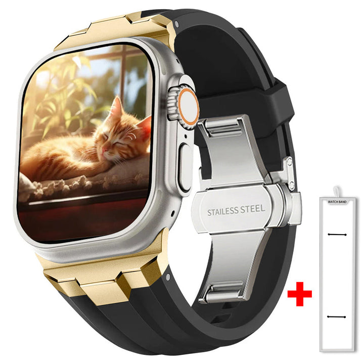TitaniumEdge Silicone Apple Watch Band