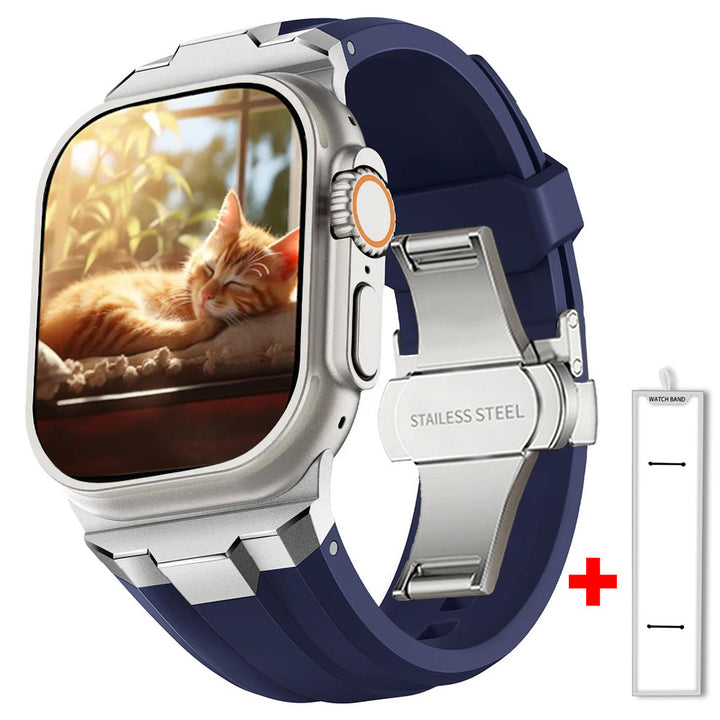 TitaniumEdge Silicone Apple Watch Band