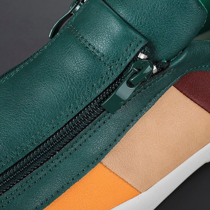 Pierre Monet Leather Sneakers