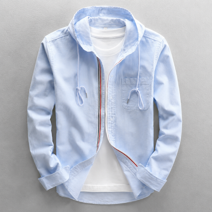 Carter Oxford Hooded Shirt