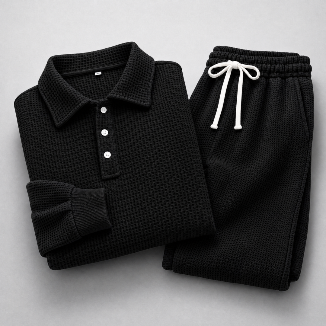 Porter Waffle-Knit Set