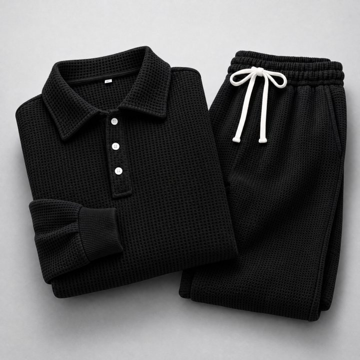 Porter Waffle-Knit Set