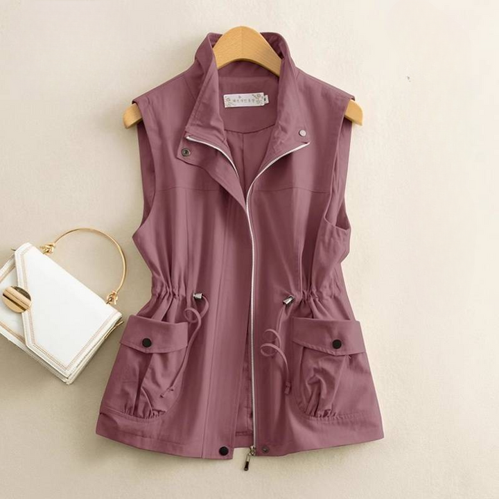 Kiera Cotton Canvas Vest