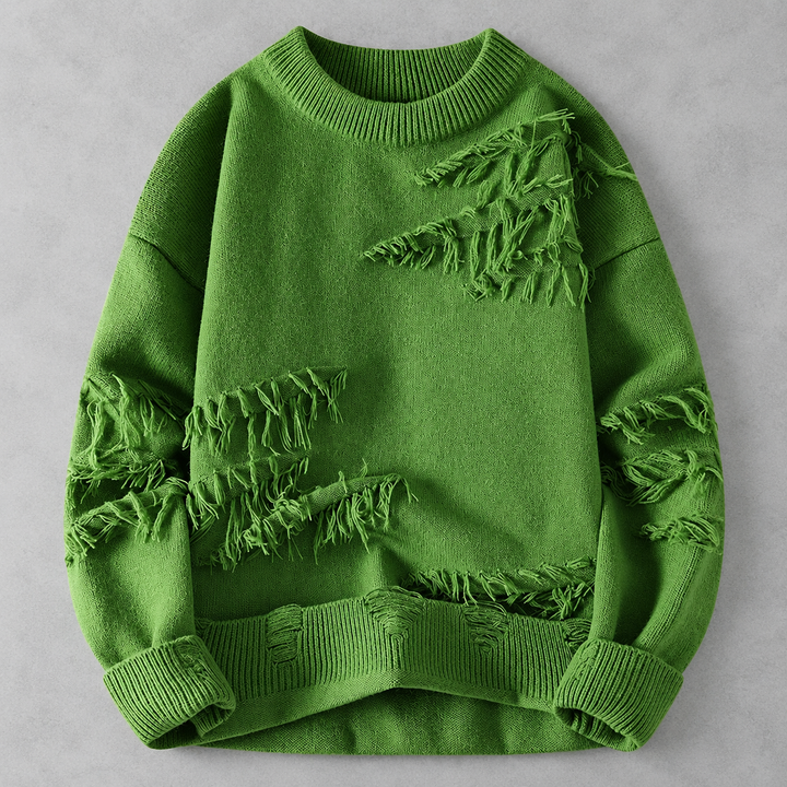 Hype Frayed Sweater