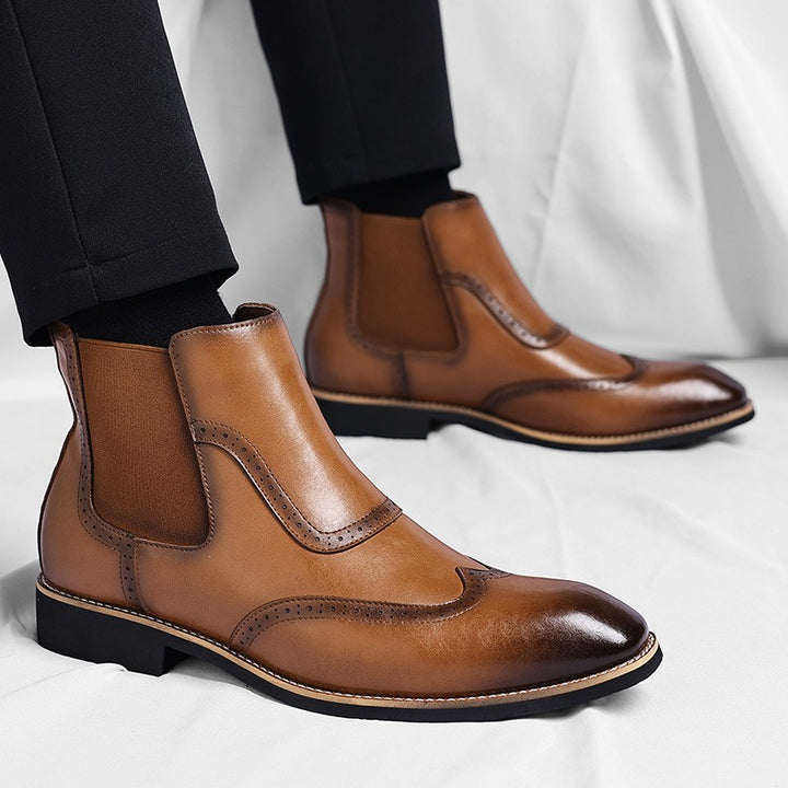 Mayfair Leather Chelsea Boots