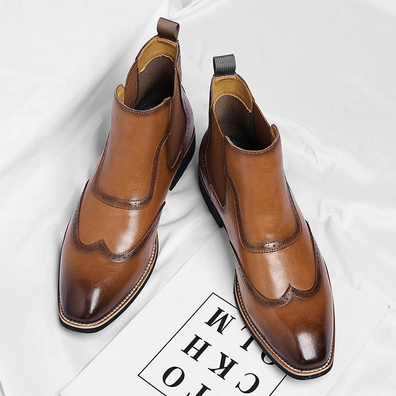 Mayfair Leather Chelsea Boots