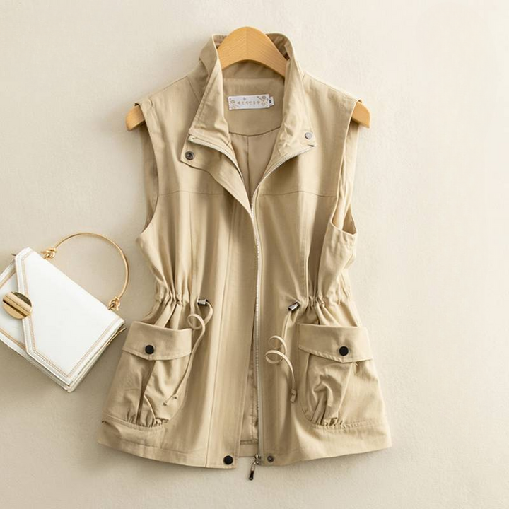 Kiera Cotton Canvas Vest
