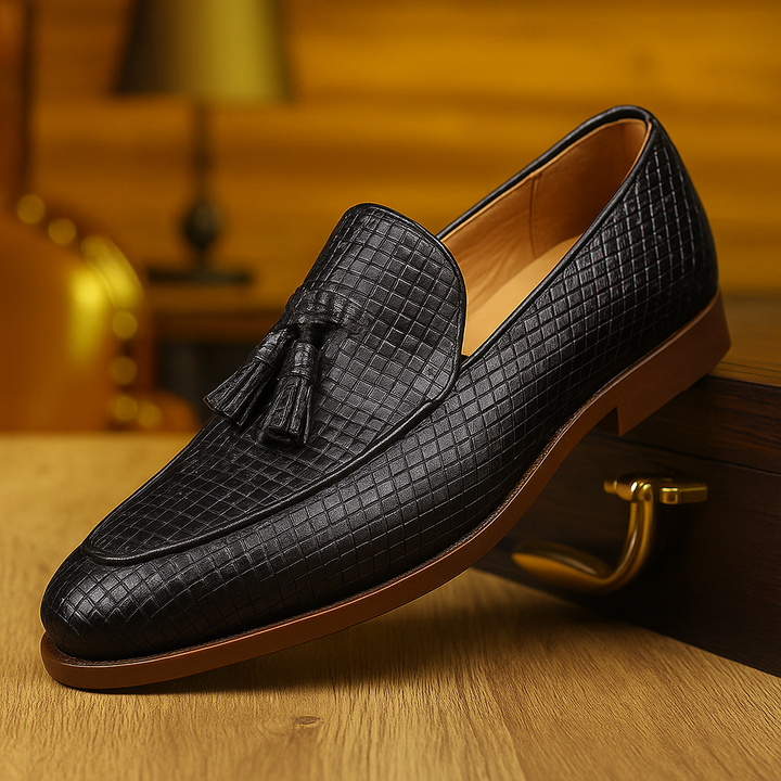 Lombardi Woven Tassel Loafers