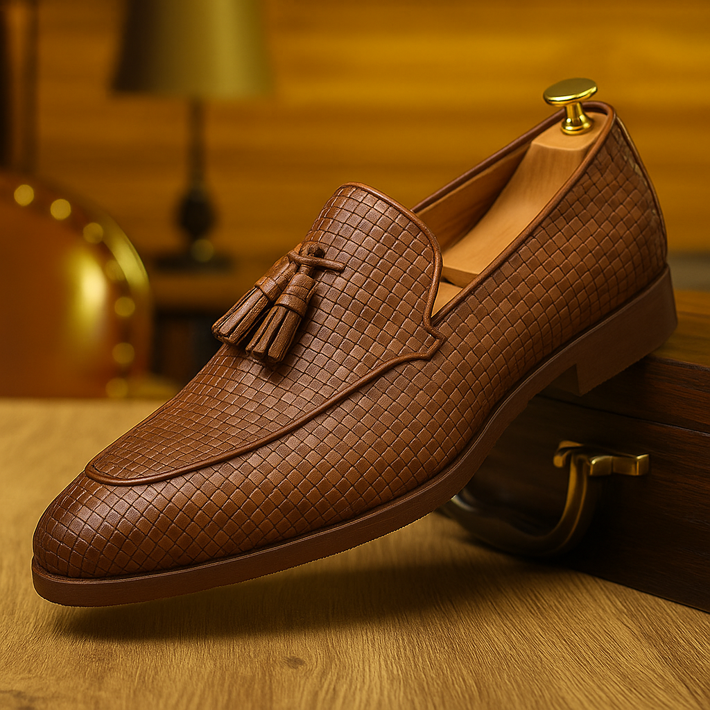 Lombardi Woven Tassel Loafers