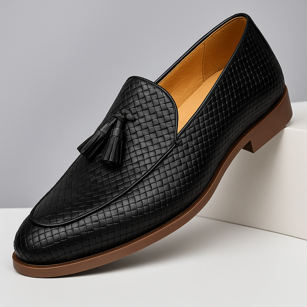 Lombardi Woven Tassel Loafers