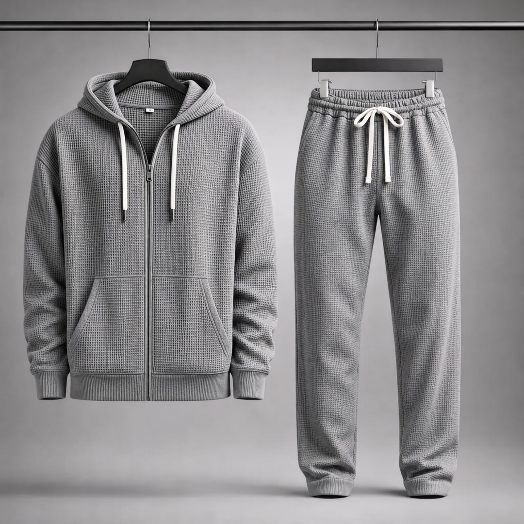 Jacob Waffle-Knit Set