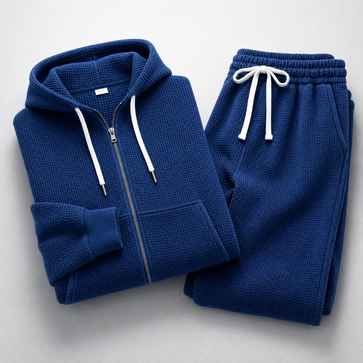 Jacob Waffle-Knit Set