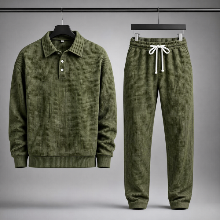 Porter Waffle-Knit Set