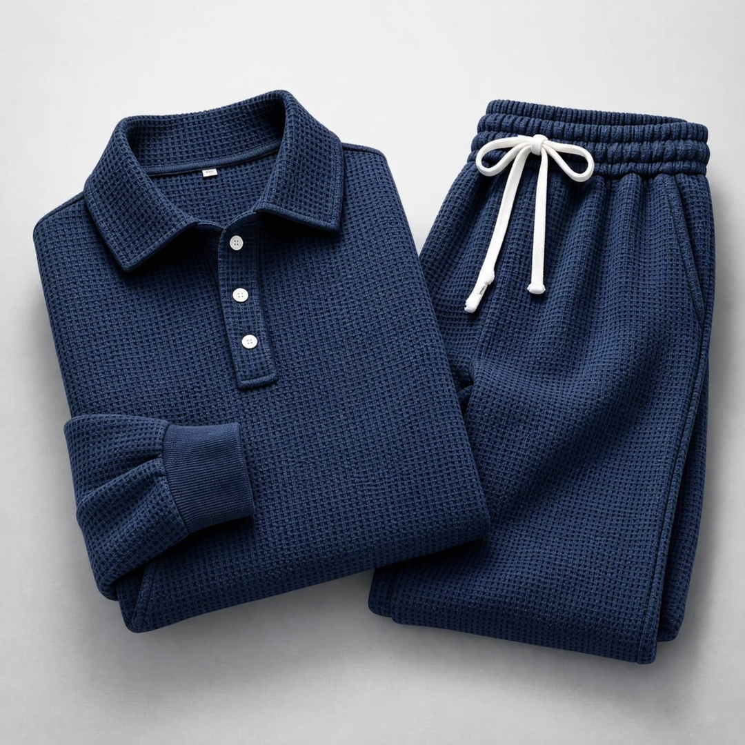 Porter Waffle-Knit Set