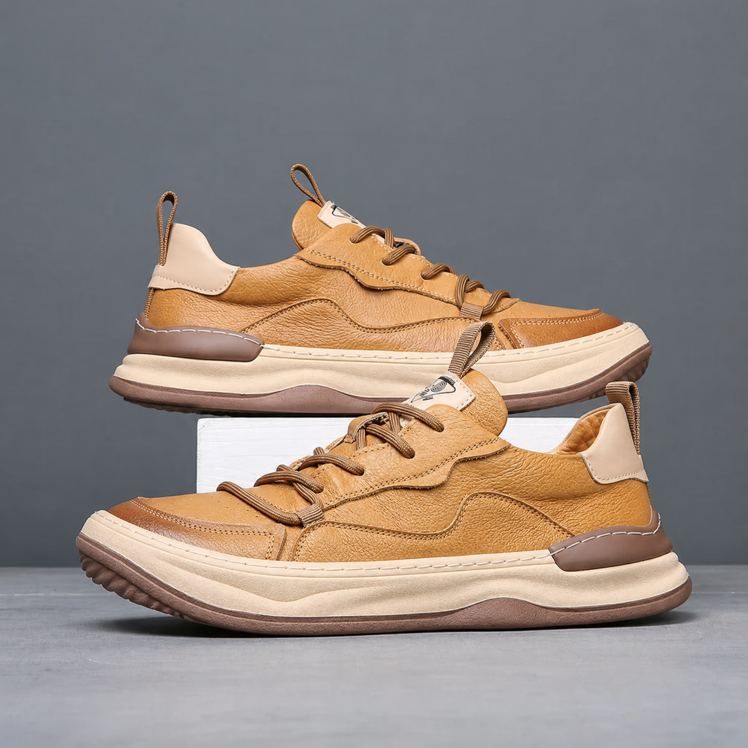 Lucio Italiana Genuine Leather Sneaker
