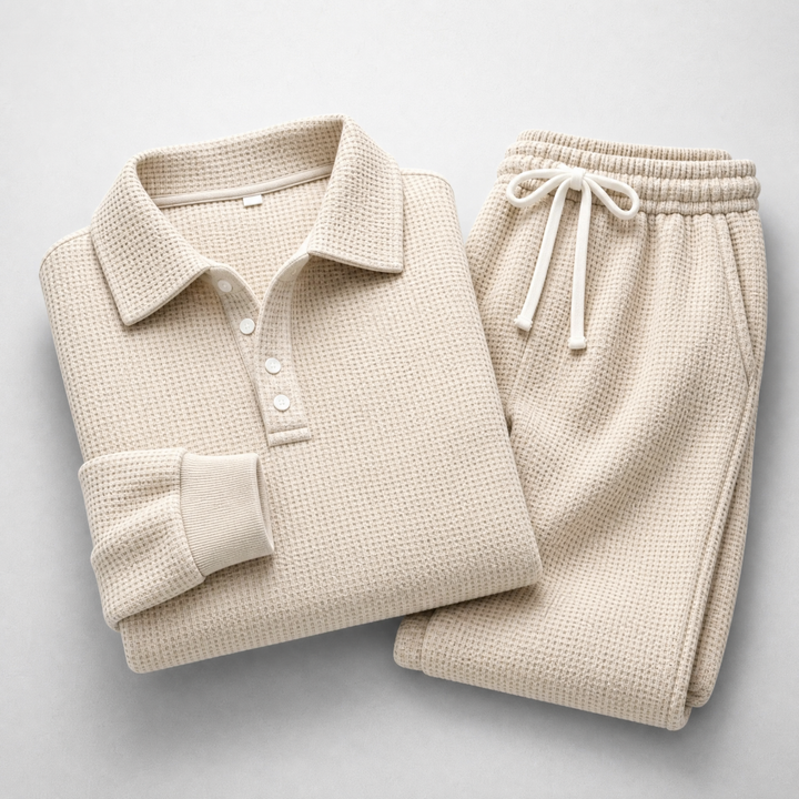 Porter Waffle-Knit Set