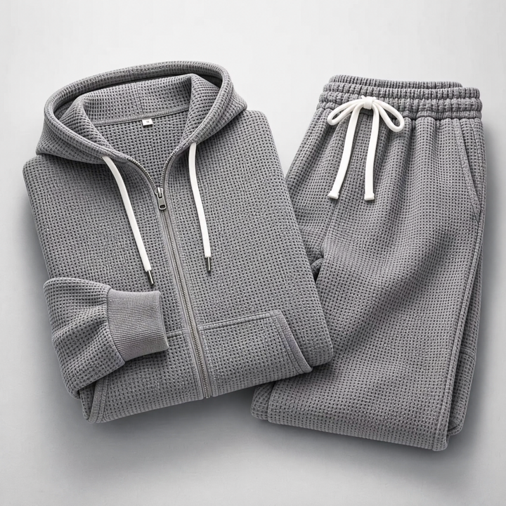 Jacob Waffle-Knit Set