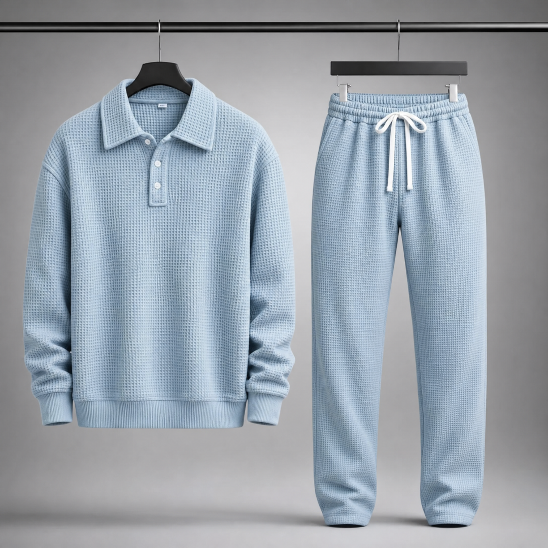 Porter Waffle-Knit Set