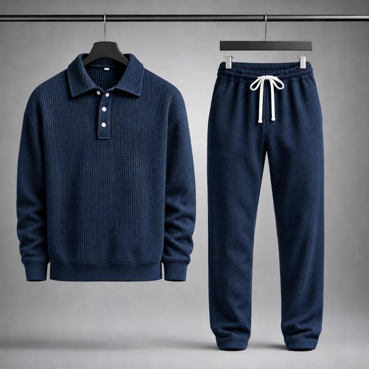 Porter Waffle-Knit Set