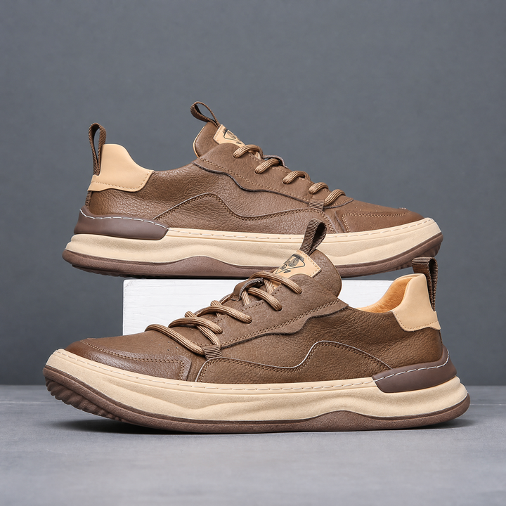 Lucio Italiana Genuine Leather Sneaker