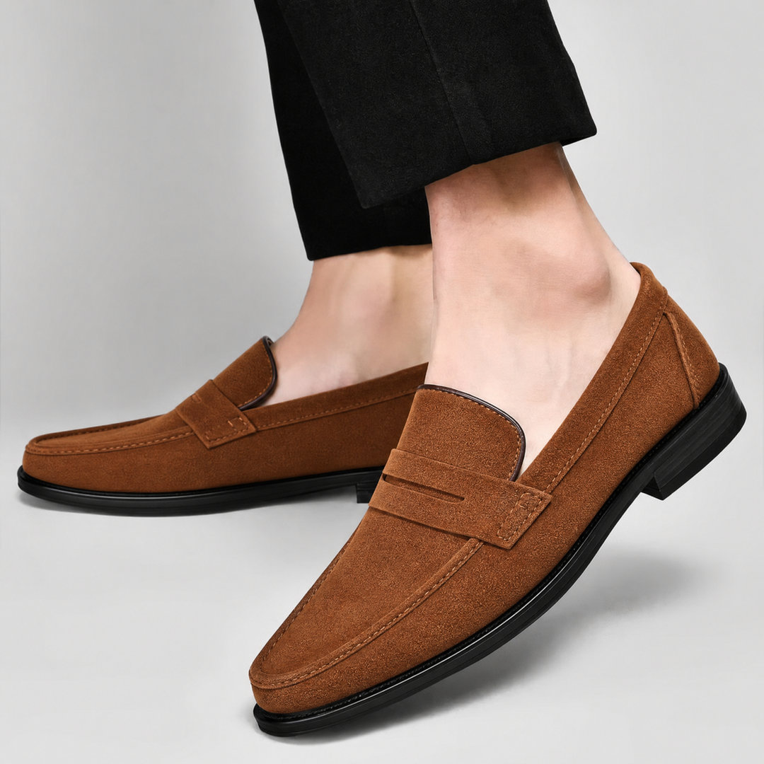 Lukas Suede Penny Loafers