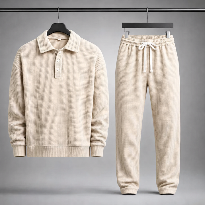 Porter Waffle-Knit Set