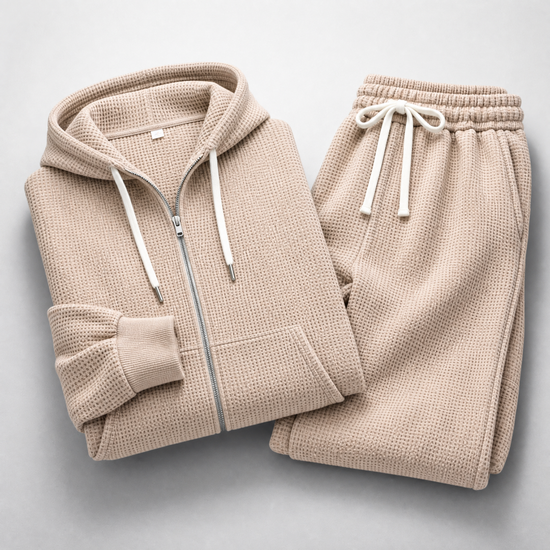 Jacob Waffle-Knit Set