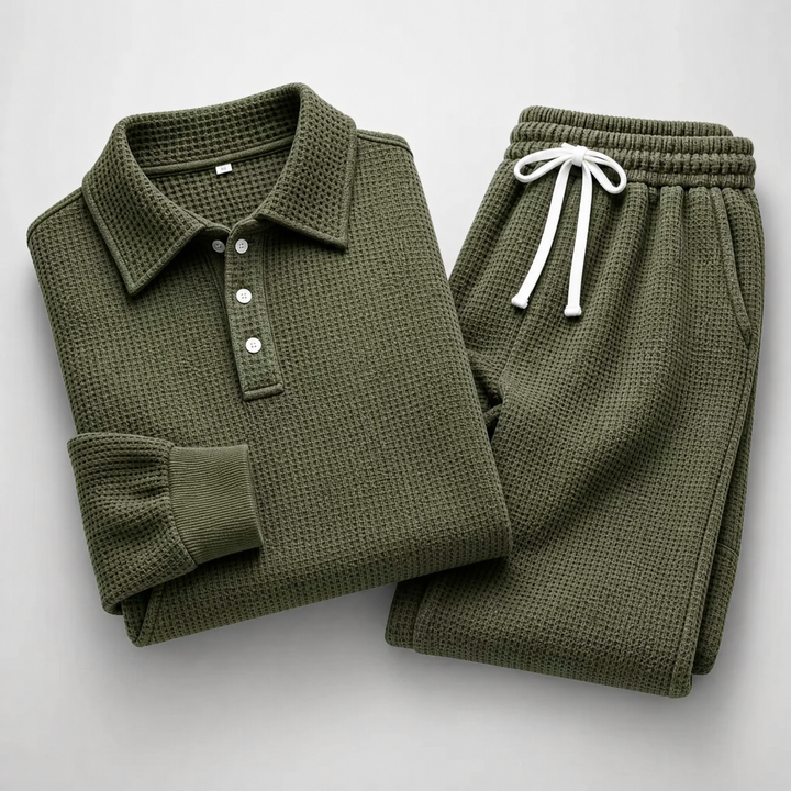 Porter Waffle-Knit Set