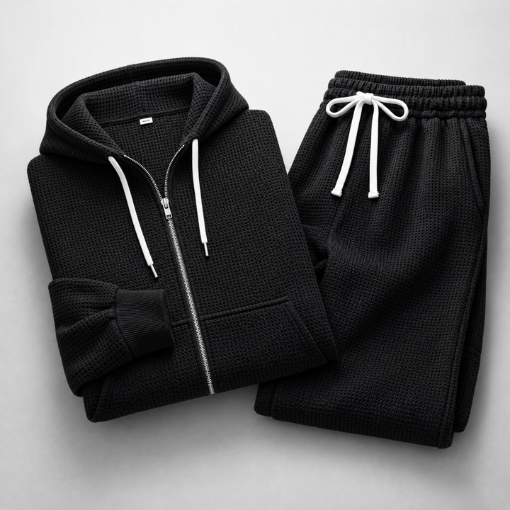 Jacob Waffle-Knit Set