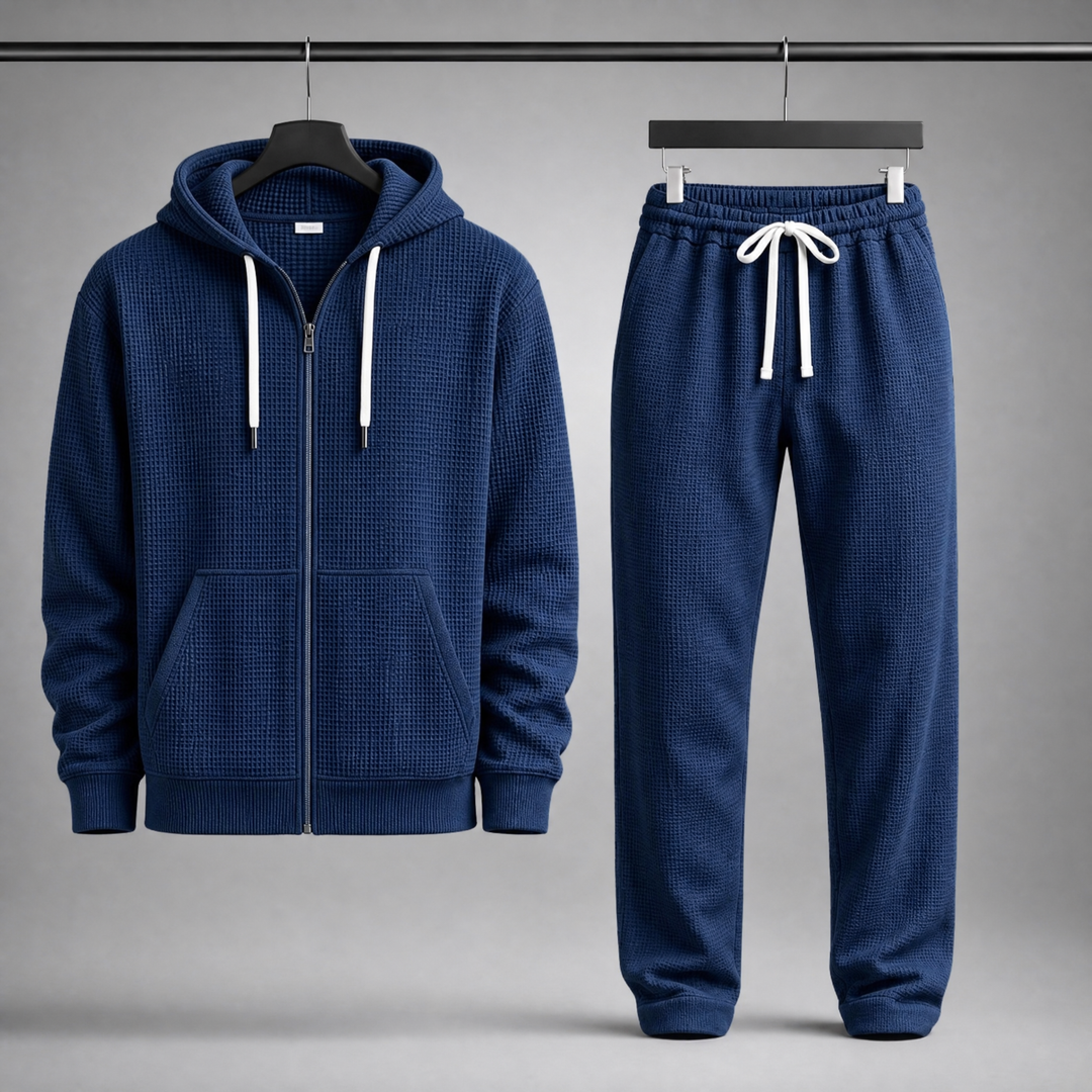Jacob Waffle-Knit Set