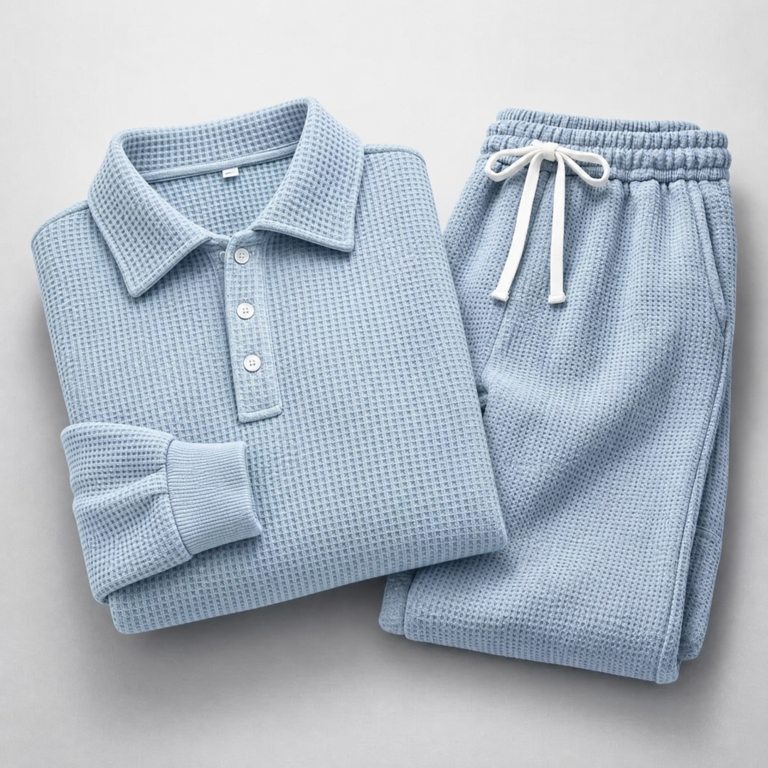 Porter Waffle-Knit Set