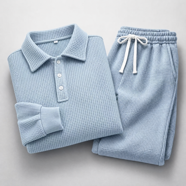 Porter Waffle-Knit Set