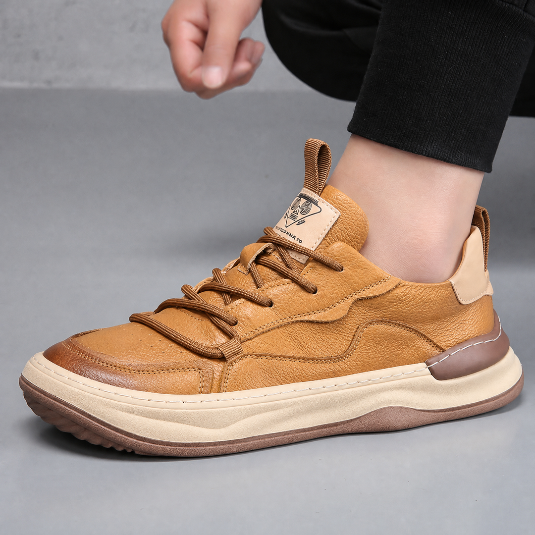 Lucio Italiana Genuine Leather Sneaker